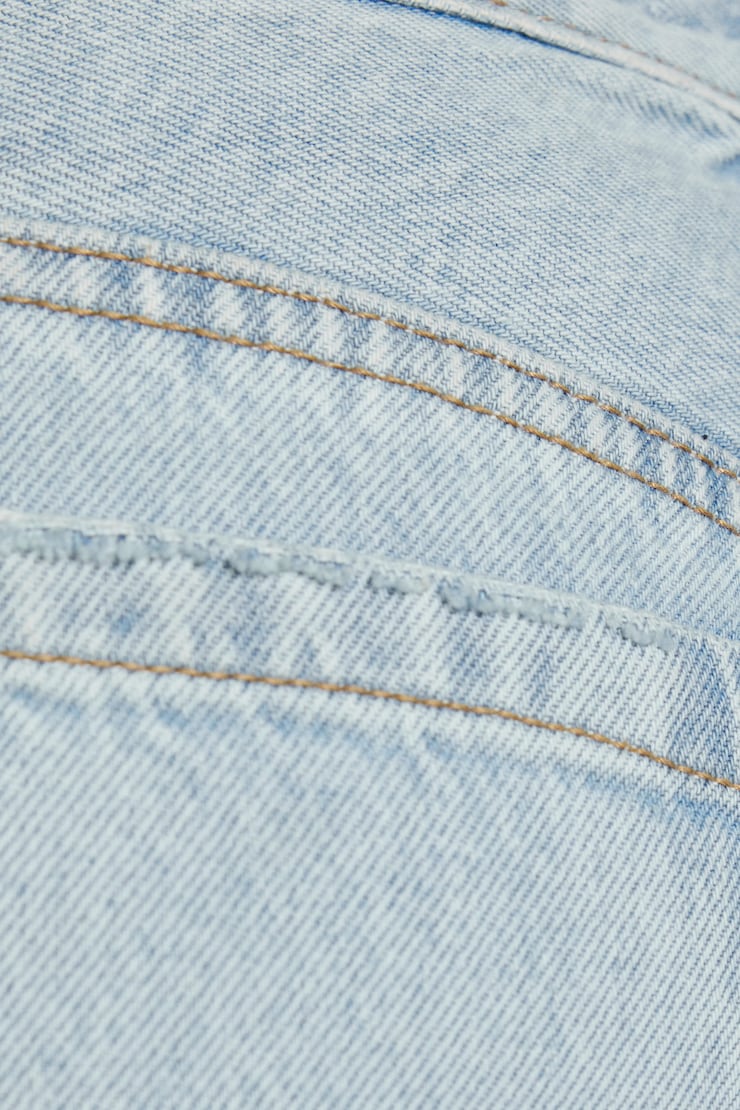 Low Rise Baggy Jeans Blue - Image 4