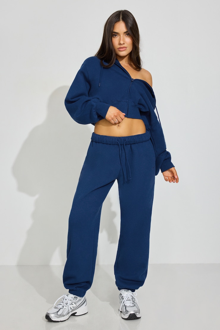 UltraFleece Boyfriend Sweatpants Navy - Image 2