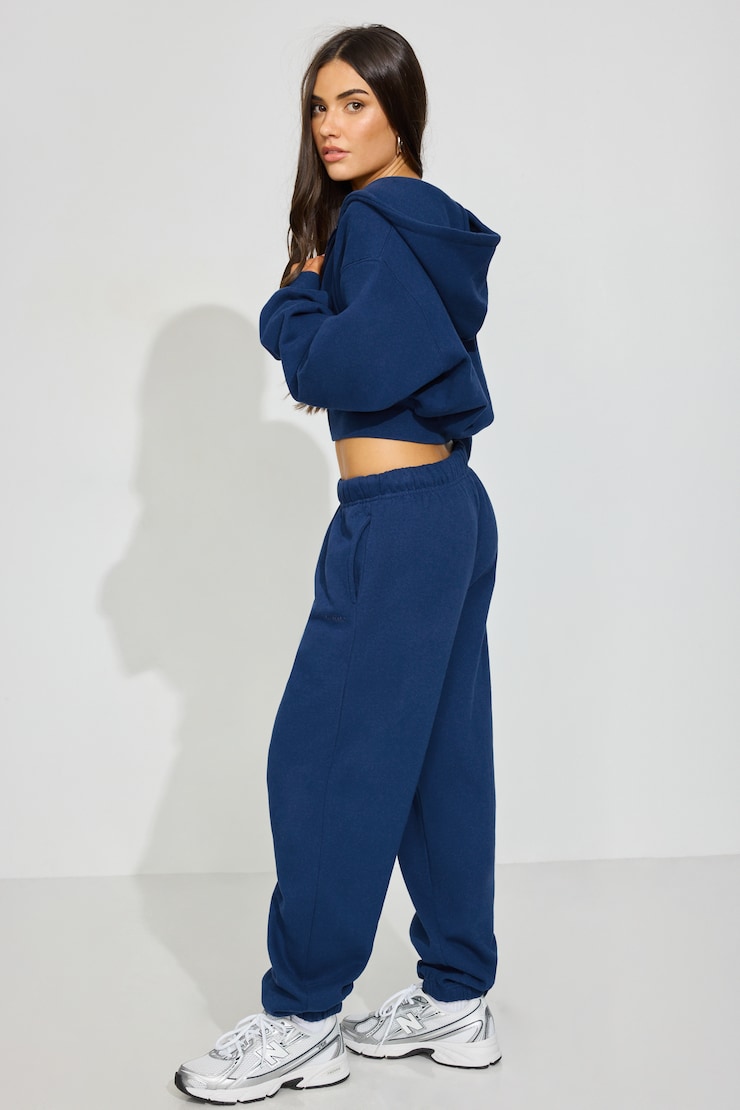 UltraFleece Boyfriend Sweatpants Navy - Image 3