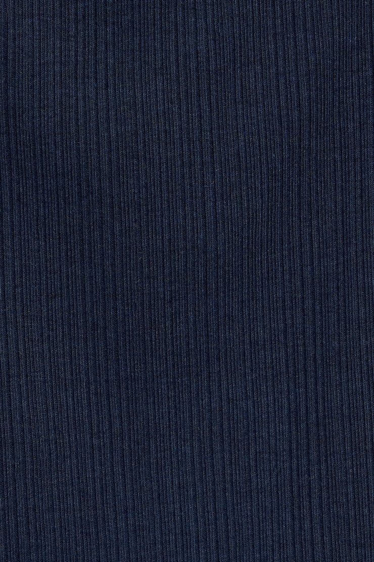 Ribbed Tank Top Navy - Image 5