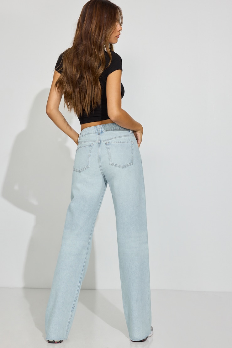 '90s Straight Jeans Blue - Image 3