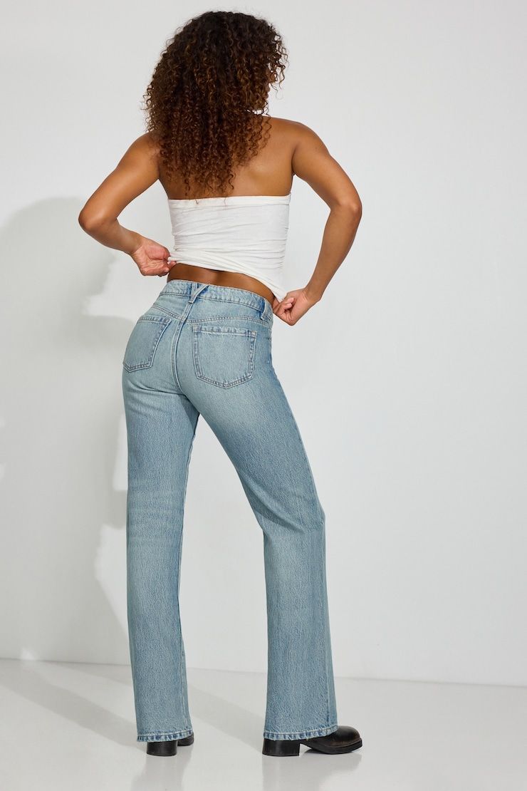 '90s Straight Jeans Blue - Image 3