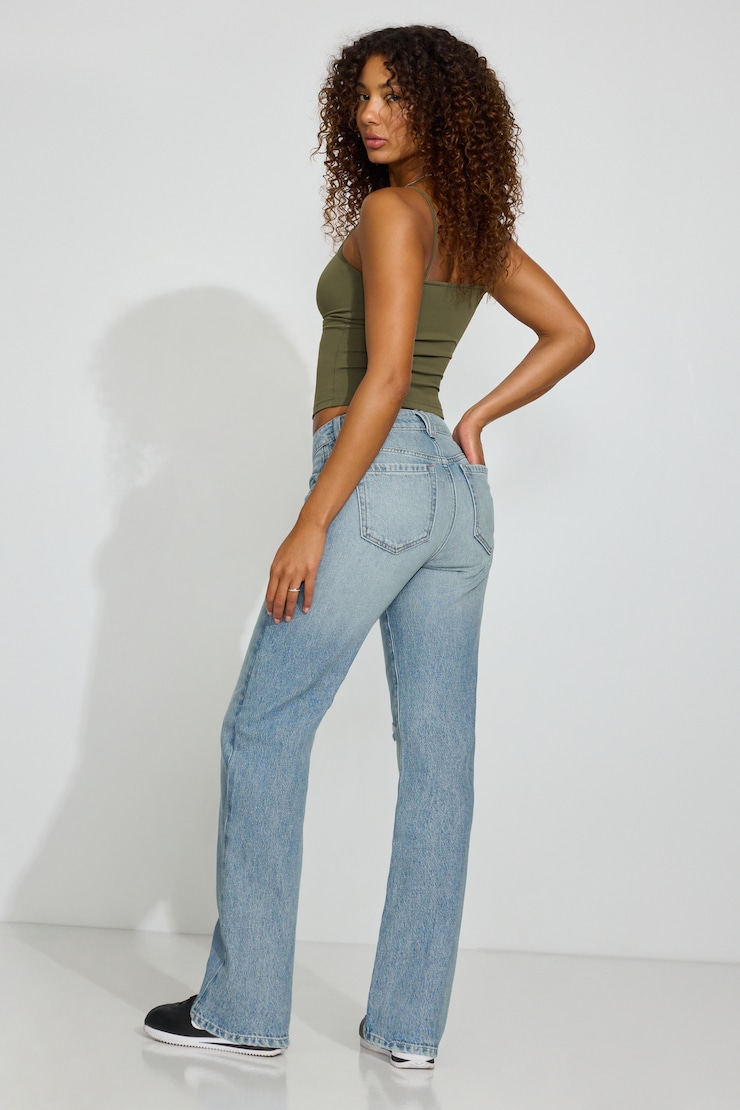 '90s Straight Jeans Blue - Image 4