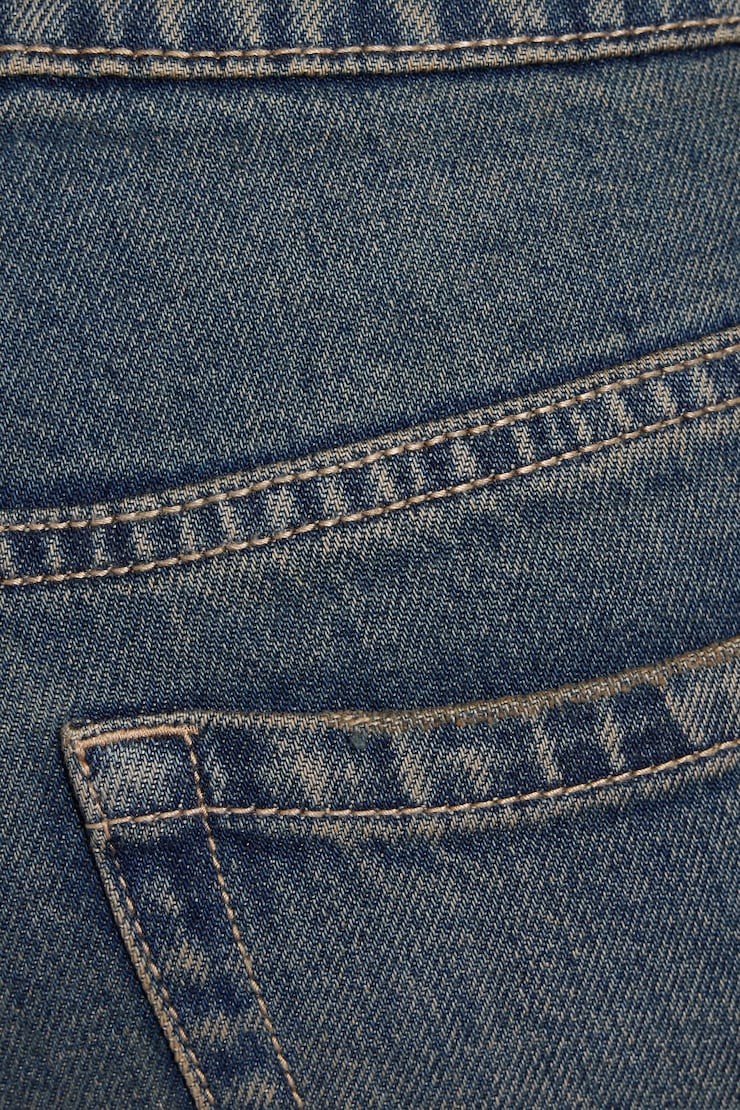 Mid Rise Bootcut Jeans Blue - Image 4
