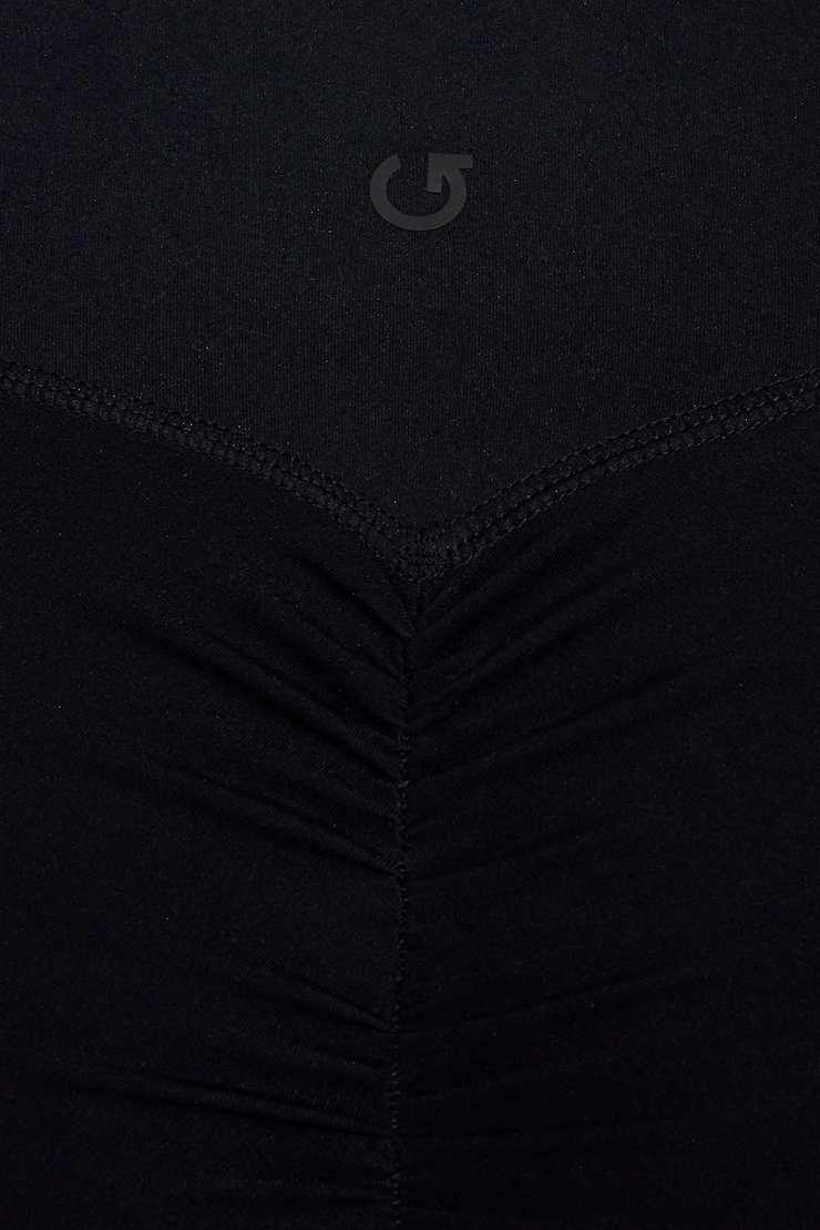 SoftActive Ruched Booty Shorts BLACK - Image 5