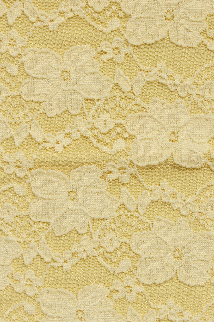 Lace Bustier Top Yellow - Image 4