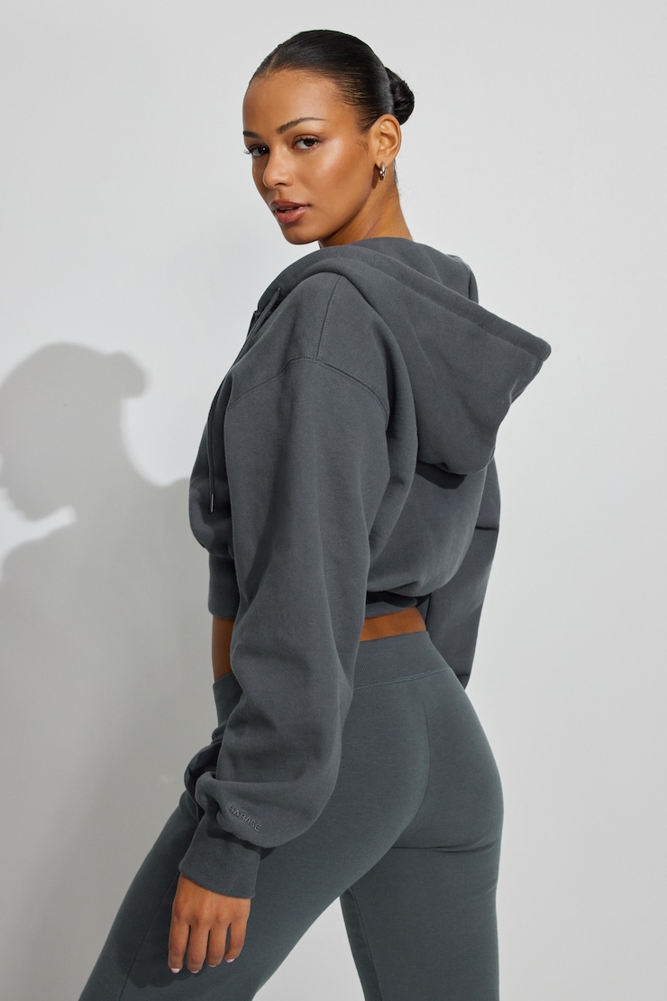 SoftTerry Bubble Zip Hoodie GREYS - Image 3