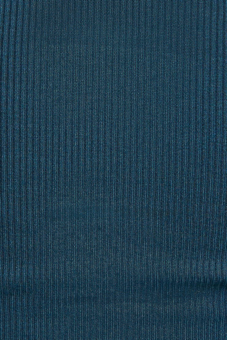 Crossover Long Sleeve Top Blue - Image 4