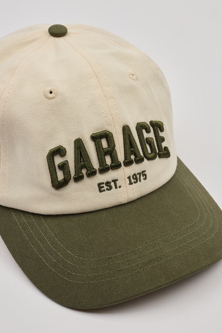 GARAGE Branded Cap Beige - Image 3