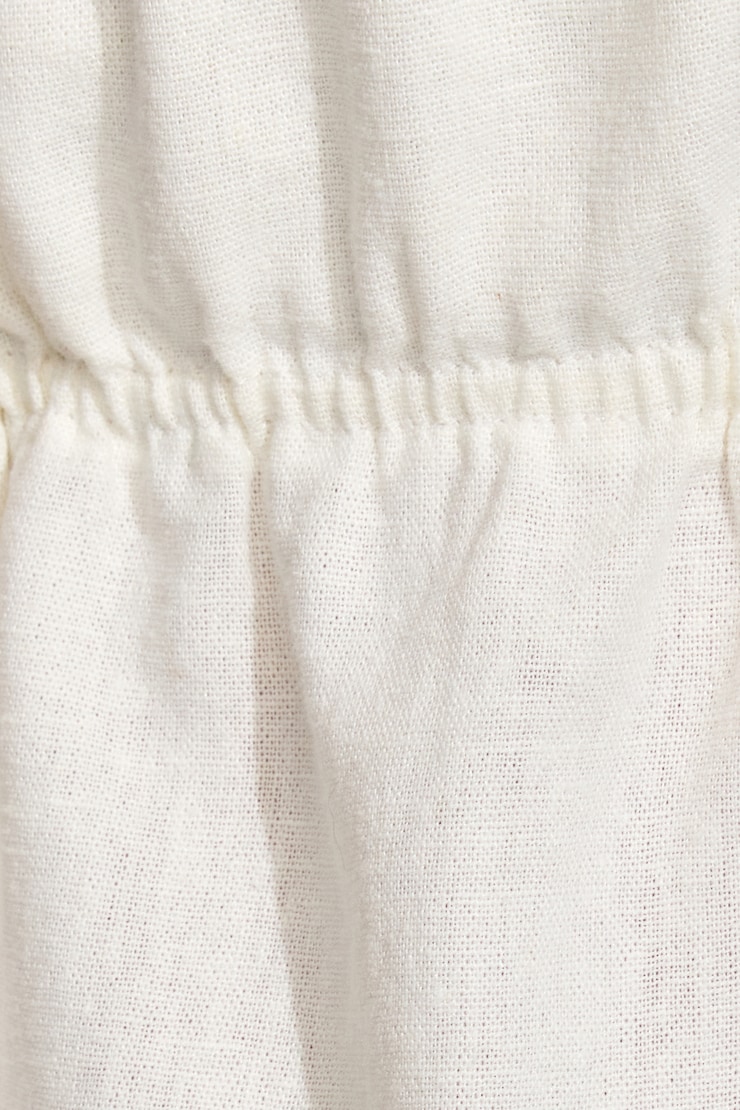 Linen Flyaway Halter Top White - Image 4