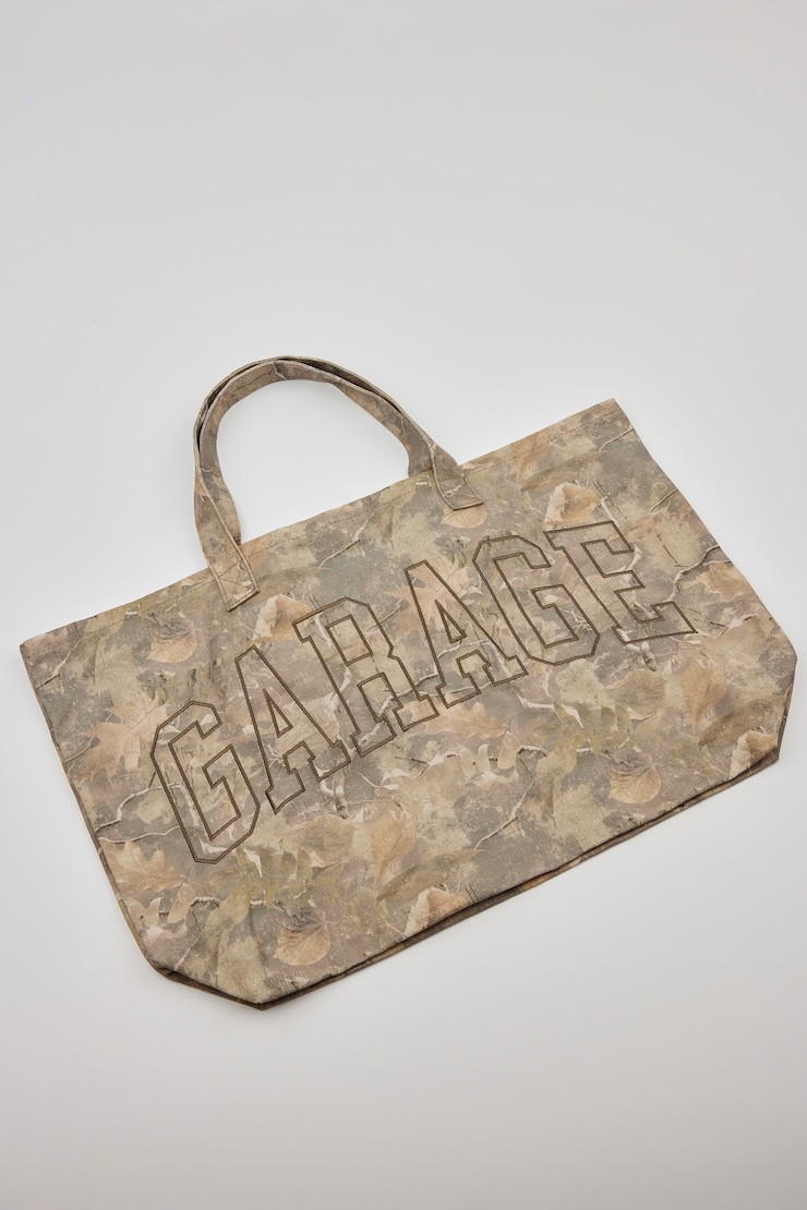 GARAGE Branded Tote Bag Green - Image 2