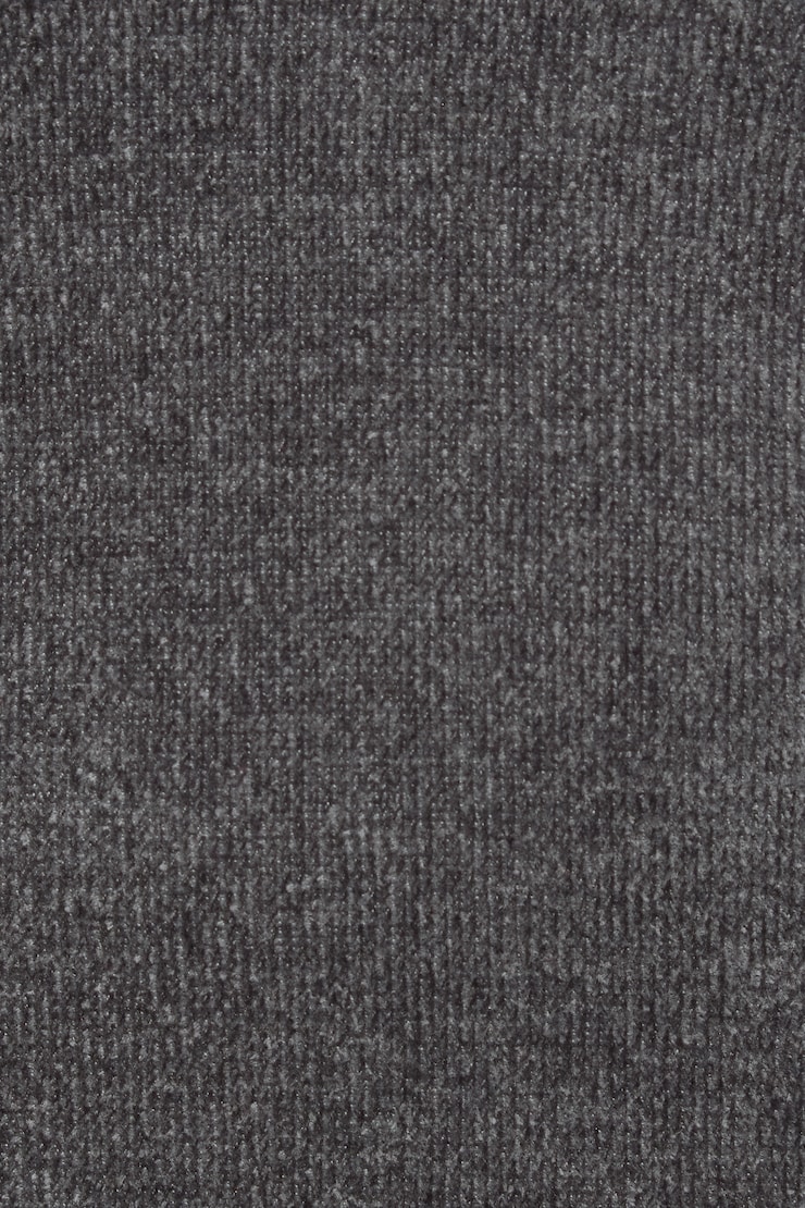 Chenille Tiny Strap V-Neck Cami Top Gray - Image 4