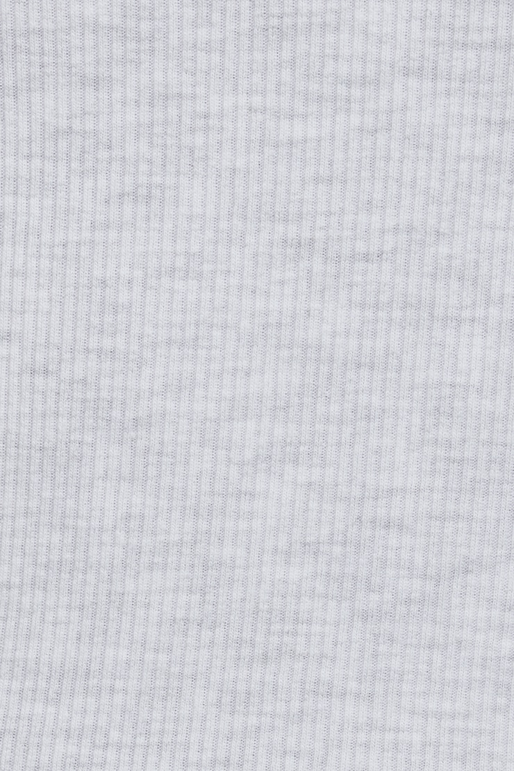 Ribbed Scoop Cami Top Gray - Image 4