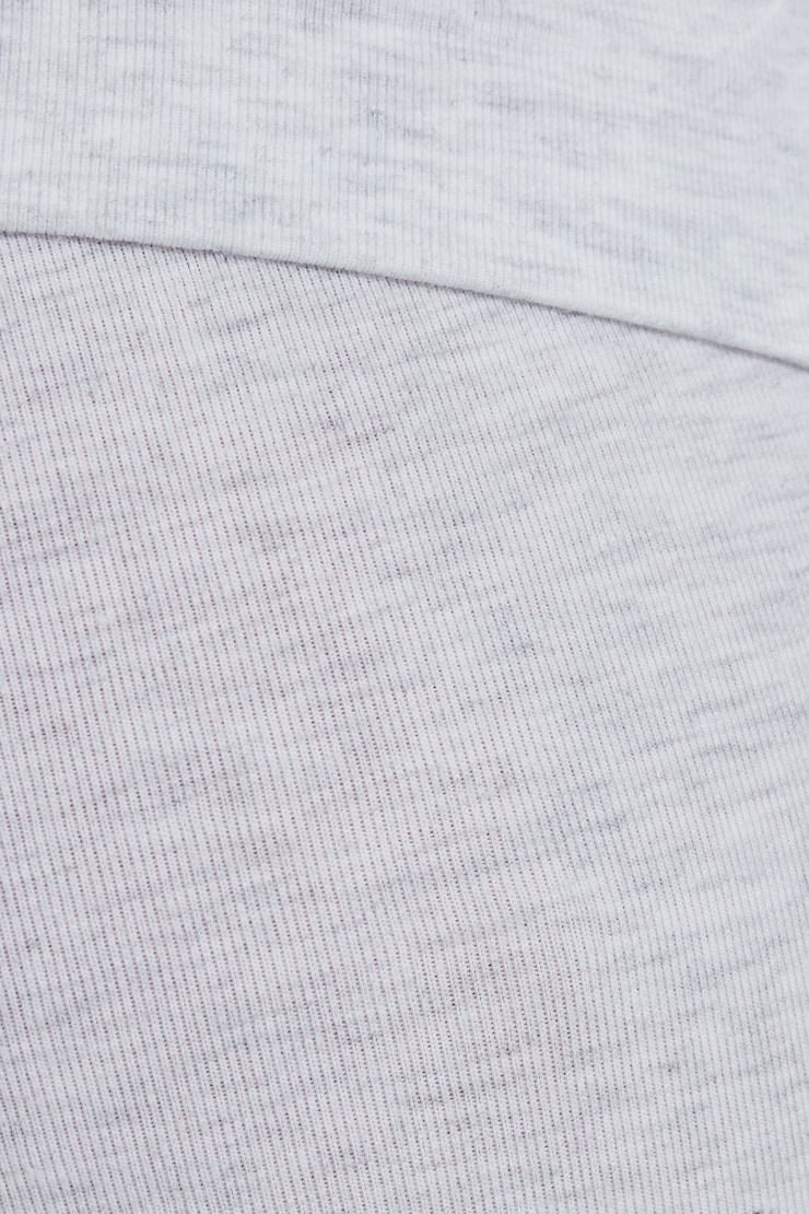 Soft Cotton Fold Over Flare Pants Gray - Image 4