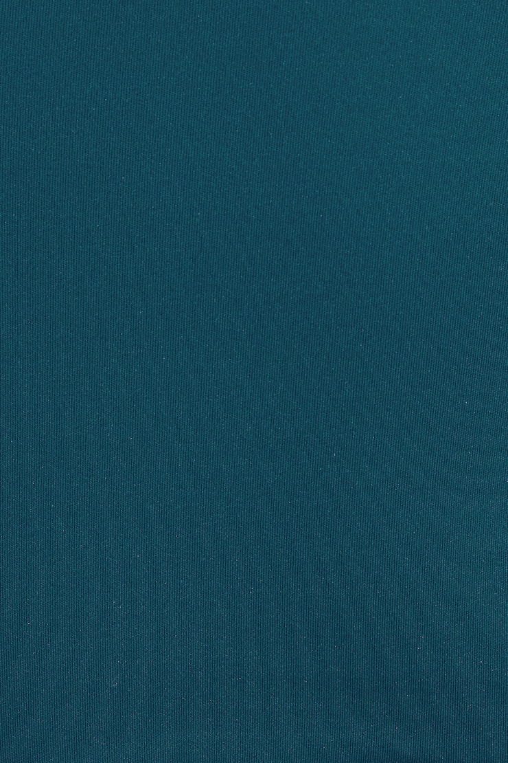 Sleek Plunge Halter Top Blue - Image 4